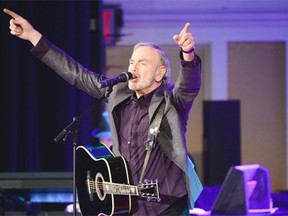 Neil Diamond performs at his former high school in Brooklyn, N.Y., last September. Diamond brings his old hits and songs from his new album Melody Road to Rexall Place on Tuesday.