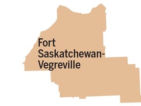 The riding of Fort Saskatchewan-Vegreville.