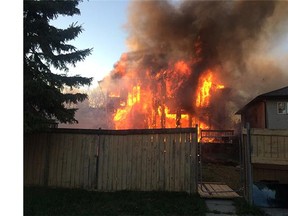Fire crews battled flames at a south side home that was gutted by fire on April 29, 2015.