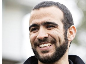 Omar Khadr speaks to media after being released on bail in Edmonton on Thursday, May 7, 2015. Supporting the former Guantanamo Bay prisoner will help break the cycle of terrorism, a letter writer says.