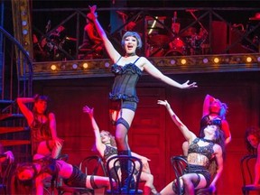 Pamela Gordon as Sally Bowles in Cabaret at the Mayfield Dinner Theatre