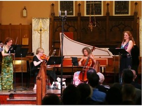 Performers at the Early Music Festival in Edmonton