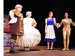 A scene from J. Percy Page’s production of Disney’s Beauty and the Beast in Edmonton