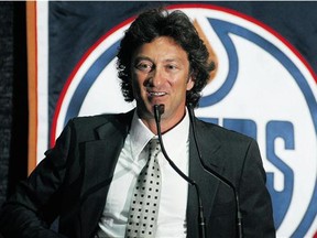 Daryl Katz is rarely seen in public in Edmonton, preferring to let his public relations staff do the talking for him. This 2008 press conference, held when he bought the Oilers, was an exception.