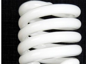 Compact fluorescent bulbs use less energy than incandescent bulbs, but there are no programs in Alberta to encourage conservation.