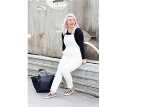 Finding the right pair of overalls for your body type is key, blogger Chantelle Monson says. “My advice is to try on as many pairs as possible, because you might be surprised by which ones look the best.”