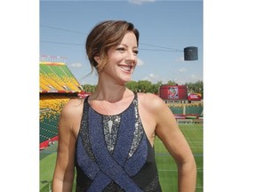 Grammy award-winning recording artist Sarah McLachlan visited Commonwealth Stadium in Edmonton on Friday. She will be performing at the stadium during the opening ceremonies of the 2015 FIFA Women’s World Cup on June 6.