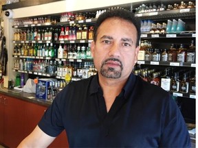 Mintu Sunner has been running liquor stores on west Jasper Avenue for 20 years, including Spirits on Jasper. “To be honest, I haven’t seen a lot of changes here. It’s just getting run down.”