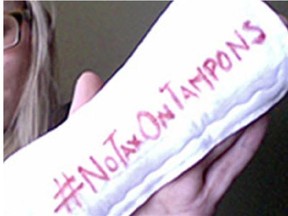 Jill Piebiak started an online petition to get rid of the federal goods and services tax associated with feminine hygiene products.
