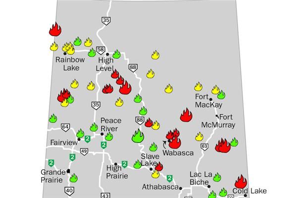 Wabasca Evacuation Order Lifted 65 Wildfires Burning Across Alberta