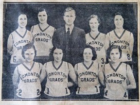 Fans of the legendary Edmonton Grads were stunned when the team lost three straight home games to the Durant, Okla., Cardinals in 1933 and the right to represent North America at the women’s World Games in London, England.