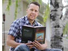 Scott Hay has written a book, called Bleeding Hearts, about the killing of his father by his mother in 1997. He was photographed in Calgary on May 25, 2015.