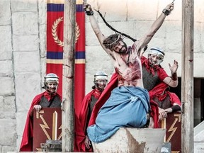 Aaron Krogman plays Jesus in The Passion Play