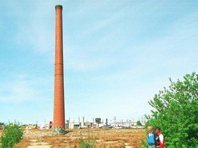 The Canada Packers chimney stack has gained heritage status.