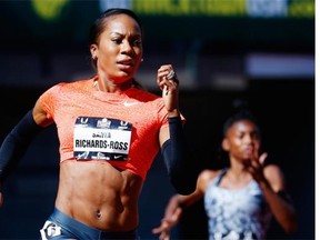 Sanya Richards-Ross competes in the Women’s 400-metre dash at the 2015 USA Outdoor Track & Field Championships in Eugene, Ore. She is in Edmonton to compete Sunday at the Track Town Classic at Foote Field.