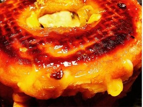 Glazed grilled cheese donut at K-Days.