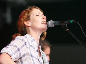 Kathleen Edwards at the Edmonton Folk Festival on Aug. 6, 2009