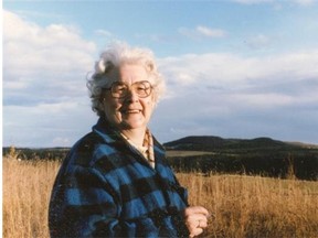 Marie Dorsey, a noted historian, was Alberta’s first geographical names officer.