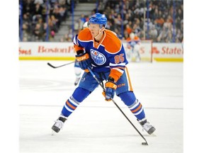 The Oilers traded Martin Marincin, pictured here in a game against the Vancouver Canucks, on Saturday. Shaughn Butts/Edmonton Journal