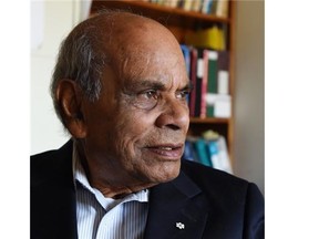 Order of Canada recipient J.P. Das in his U of A office in Edmonton on Thursday July 2, 2015.