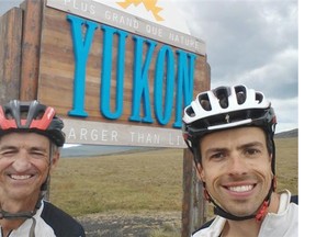 Don Patterson and his nephew Rob MacInnis were into the third day after a 7,000-km bicycle journey to raise money for aboriginal youth programs when Don fell, breaking a hip and shoulder.