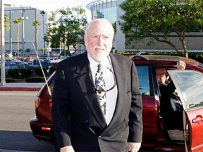 Peter Pocklington arrives at U.S. District Court in Riverside, Calif., in a Oct. 27, 2010 file photo.