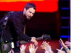 Sam Roberts Band performs during the 2014 Much Music Video Awards in Toronto on Sunday, June 15, 2014. He plays the new Seven Music Fest on Saturday, July 4 at 9:30 p.m.