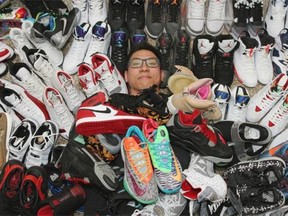 Robin Nanad is a self-confessed sneakerhead with an estimated 160 to 170 sneakers in his collection.