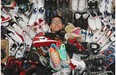 Robin Nanad is a self-confessed sneakerhead with an estimated 160 to 170 sneakers in his collection.