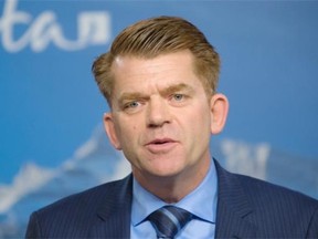 “Royalty review, dramatic minimum wage hikes and tax hikes on businesses and income will have a negative impact on businesses and families, especially given the current economic climate,” Wildrose Leader Brian Jean said in a written statement. Edmonton Journal/FILE