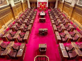 The Senate chamber.