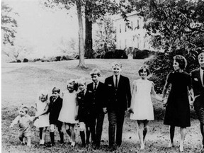 U.S. Senator Robert Kennedy, his wife Ethel and seven of their children briefly holidayed at Jasper Park Lodge in 1966 before Kennedy travelled to Calgary to officially open the Calgary Stampede.