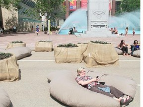 Susanna Barlow’s The Potato Project off Churchill Square, part of The Works Art & Design Festival running through July 1.