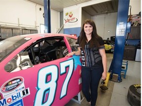 A six-year-old Ontario girl tweeted her own race-car design to her racing idol, 25-year-old NASCAR driver Erica Thiering, from Sherwood Park. Thiering’s team decided to use Ava’s design and will be racing the pink car with blue stars this weekend on the track just outside Edmonton.