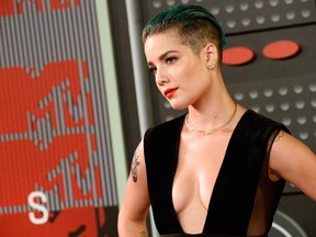 Singer Halsey attends the 2015 MTV Video Music Awards on August 30 in Los Angeles, California.