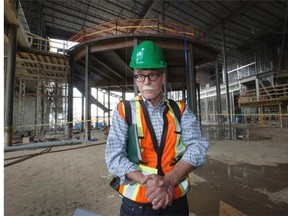 Chris Robinson, Exectuve Director of Royal Alberta Museum, stands in the grand lobby of the new new Royal Alberta Museum on July 23, 2015 in Edmonton.