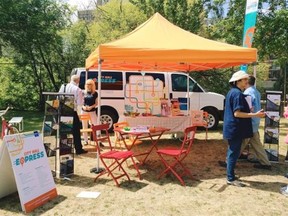 The City Hall Express provides residents who can’t make it to city hall with information about programs and services offered by the City of Edmonton.