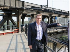 Dave Mowat, CEO of ATB Financial, photographed on the High Level Bridge.