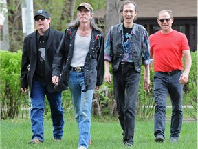 Jr. Gone Wild reunites for two gigs, Sept. 3 and 4. From left, Steve Loree, Mike McDonald, Dove Brown and Larry Shelast