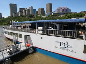 The Edmonton Queen has docked for the season because of the low water level in the North Saskatchewan River. The riverboat normally runs tours from May to September.