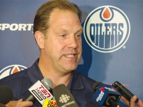 Former University of Alberta Golden Bears hockey coach Ian Herbers was introduced as the Edmonton Oilers’ third assistant coach on Tuesday at Rexall Place.