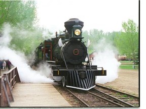 The Fort Edmonton Park steam train is at a standstill because of an overheated wheel bearing.
