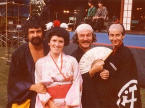 Free two-nights production of The Mikado in Sir Winston Churchill Square in 1981.