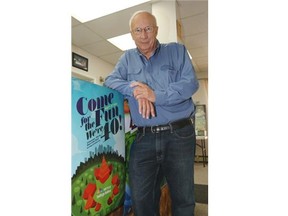 Jack Little, outgoing executive director of the Edmonton Heritage Festival, at the festival office on July 17, 2015