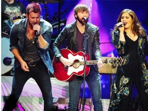 Lady Antebellum in concert at Rexall Place last spring. The country trio hit the Big Valley Jamboree stage Sunday, Aug. 2 at 9 p.m.