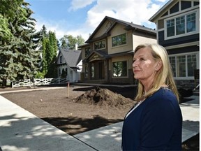Lynn Odynski is part of the Old Glenora Conservation Association  which is looking at ways to preserve old trees from being chopped down when infill housing is built in mature areas.