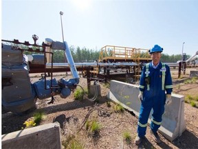 At the MacKay River in-situ oilsands operation north of Fort McMurray, steam is injected underground to extract bitumen. Mike Priaro says replacing steam with cold solvents in the extraction process would eliminate excess greenhouse gas emissions.