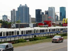 The Metro LRT Line undergoes testing in Edmonton. August 14, 2015.