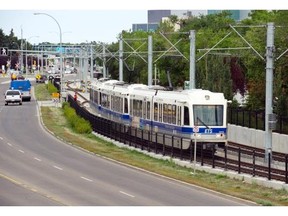 The Metro LRT Line undergoes testing Friday.