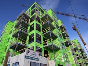 Multi-family housing: Starts will reach 3,750 units in the region in 2011, a modest drop from 2010. Things will rebound in 2012 with 4,100 starts, according to CMHC. Central Edmonton could see a revival of condo construction such as Yorkton Development’s plan to build 32-storey and 42-storey highrise residential condominium towers at 105th Avenue, just west of 97th Street.